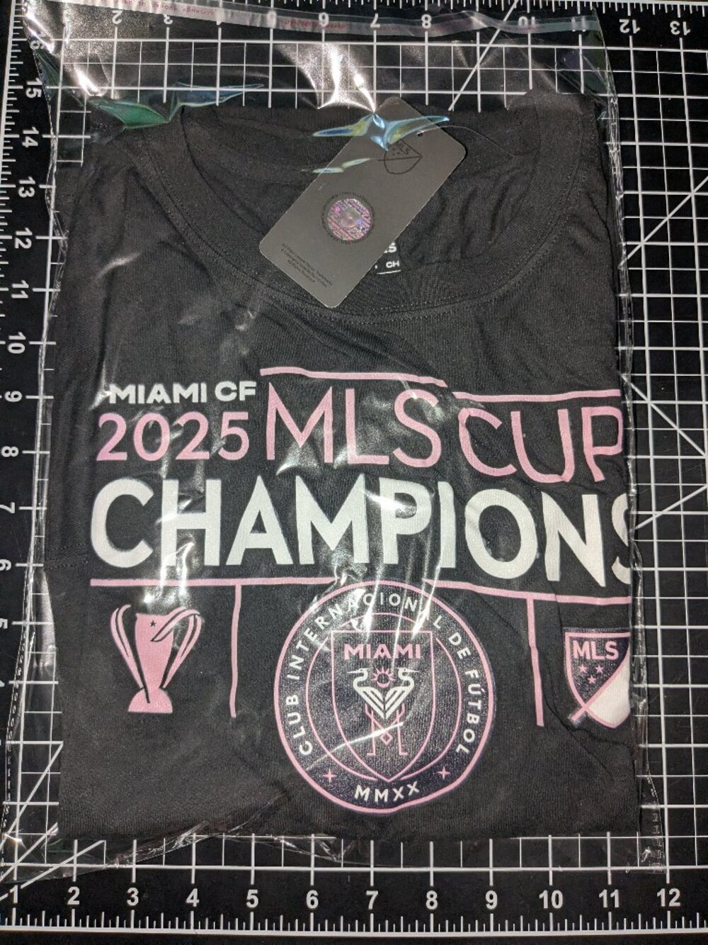 Inter Miami CF 2025 MLS Cup Champions Locker Room T-Shirt